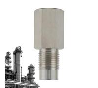 Prolongación para Tuberías - Adaptador para Manguera Acero Inoxidable | Longitud 5.8 cm Roscado M18×1.5 Conector para Fontanería de Cocina Industrial Baño Jardín