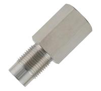 Prolongación para Tuberías - Adaptador para Manguera Acero Inoxidable | Resistente al Calor Largo 58 mm Rosca M18×1.5 Adaptador de Ducha para Cocina, Jardín y Baño