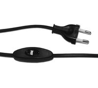 Prolongador 2P Negro c/ Enchufe + Interruptor de Paso (15 mts)