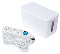 Prolongador 3 Tomas con Pasacables y Pin de Tierra - PEREL