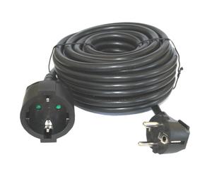 Prolongador de Corriente Silver Electrics 5m - 3.500W, 16A, 250V, Negro
