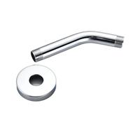 Prolongador De Ducha Brazo de ducha de pared de 15cm, tubo de extensión de cabezal de ducha, soporte de brazo de acero inoxidable for baño, accesorios for el hogar, 2 uds.(Silver-201)