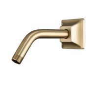 Prolongador De Ducha Brazo de ducha montado en la pared, tubo de extensión, soporte for cabezal de ducha, acero inoxidable, accesorios de baño, níquel cepillado(Brushed Gold)