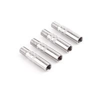 Prolongador de la Válvula de 4 Piezas, Metal Adaptador, Alargadores para Inflar Las Ruedas del Patinete