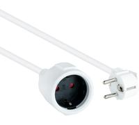 Prolongador electrico schuko cee7 blanco 5m nanocable 10.22.0605-w