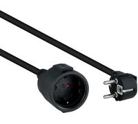 Prolongador electrico schuko cee7 negro 5m nanocable 10.22.0605-bk