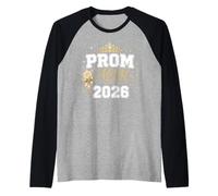 Prom Mom 2026 Crown Senior Graduación Orgullosa Padres Dance Ma Camiseta Manga Raglan