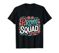 Prom Squad Floral Fun Night Vibes Camiseta