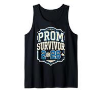 Prom Survivor 2026 Dance Night Humor Boys Camiseta sin Mangas
