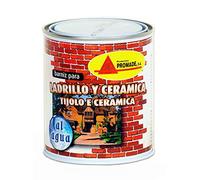 Promade - Barniz para Ladrillo, Cerámica y Piedra. Al Agua Incoloro Semi Brillo - 750 ml