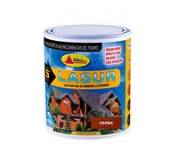 Promade - Lasur Protector Mate al Agua Maderas de Exterior - 4 L (Caoba)