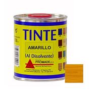 Promade - Tinte al disolvente para teñir la madera. Tonos de madera y colores vivos y modernos (375 ml, Amarillo)