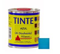 Promade - Tinte al disolvente para teñir la madera. Tonos de madera y colores vivos y modernos (375 ml, Azul)