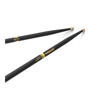 ProMark Baquetas Bateria - Rebound 2B - ActiveGrip - Se vuelve más pegajoso a medida que las manos sudan - Acabado de agarre activo, Punta de Bellota, Madera de nogal americano - 1 par