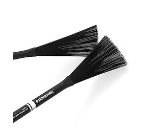 ProMark Cepillo de nailon pesado 2B - Negro - Cepillo de jazz - Cepillo de alambre para tambores de caja - Cepillo de tambor de nailon