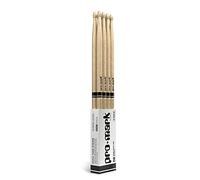 ProMark Classic Attack 5B Shira Kashi Oak Drumstick, Oval Wood Tip, 4-Pack