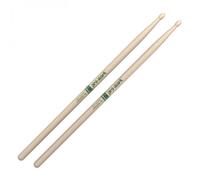 Promark Classic Forward 5A Raw Hickory Drumsticks Wood Tip