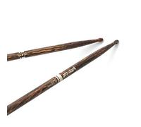 ProMark Baquetas Bateria - Classic Forward 2B Drumsticks - FireGrain - Sin exceso de vibración - Acabado de laca, Punta de madera ovalada, Madera de nogal americano - 1 par
