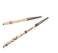 ProMark Limited Anika Nilles Signature Baquetas, Raw Hickory, 1 par | Las baquetas Anika Nilles de edición limitada cuentan con obras de arte personalizadas, sensación de nogal crudo y potente