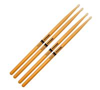 Promark Rebound 5A ActiveGrip Clear Hickory 2 Pair Value Bundle