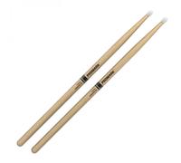 Baquetas ProMark Rebound 5B Hickory, punta ovalada de nylon, 1 par
