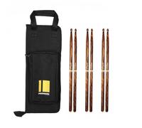 Promark Stick Bag & Classic Forward 5A FireGrain Drumsticks Bundle