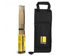 Promark Stick Bag & Rebound 5A Hickory Sticks Bundle