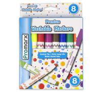 Promarx Premium Washable Markers Assorted Colors 8 Count (WM01-ZDAC08-48)