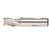 PROMAT 866192 - Fresa de extremo (diámetro de 16 mm, HSS-E Co8, DIN327-D, tipo N PROMAT, 3 cortes)