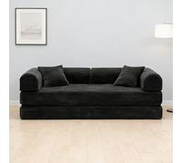 PromCaeruyn Sofá de Suelo Plegable, Sofá Cama Plegable Convertible con Colchón, Sofá Modular Combinado, Sofá Cama sin Brazos para Sala de Estar, Apartamento, Dormitorio y Sala de Juegos(180cm)