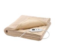 Promed KHP-2.3S Manta eléctrica con patrón de Punto [6 Niveles de Temperatura] - Manta eléctrica con Apagado automático - Manta Suave Lavable - 180 x 130 cm