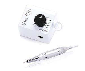 Promed Lima de uñas eléctrica The file 525, cortador de uñas para arte y diseño de uñas, gel acrílico para uñas naturales, manicura y pedicura, eliminación de callos a 25 000 rpm, paquete de 1