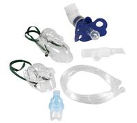 ProMedix Accesorios para Inhaladores | Kit Completo con Chupete, Mascarilla Infantil, Mascarilla para Adultos, Boquilla, Accesorio Nasal y Tubo de Conexión