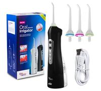 ProMedix PR-770 Irrigador Dental Inalámbrico de 8.5 Bar, IPX7, Carga USB, Color Negro