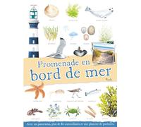 Promenade en bord de mer: Avec un panorama, plus de 80 autocollants et une planche de pochoirs
