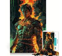 Prometeo Ascendente︰ Forjado en Fuego Divino Rompecabezas de 1000 Piezas para Adolescentes Mejora la Memoria Luz Relajación Diseño Arte de Montaje Decoración de Pared 38x52cm