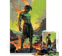 Prometeo︰ Guardián de la Llama Primordial Rompecabezas para Adultos 1000 Piezas Juguete Inteligente Vínculo Familiar Corte preciso Regalo de Temporada 50x75cm
