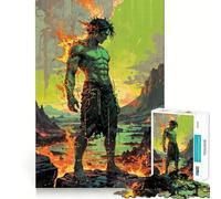 Prometeo︰ Guardián de la Llama Primordial Rompecabezas para Adultos 1000 Piezas Juguete Inteligente Vínculo Familiar Corte preciso Regalo de Temporada 50x75cm
