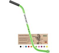 PROMETHEUS BICYCLES Barra aprendizaje bicicleta niños | Barra de empuje bicicleta infantil | Palo bicicleta niño aprendizaje universal - divisible antideslizante estable (verde)