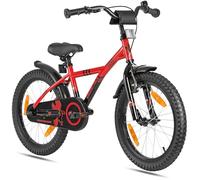 PROMETHEUS BICYCLES Bicicleta niño 6 años Bicicleta 18 Pulgadas niño niña | Bici niña niños Infantil a Partir de 5 años y Freno de Contrapedal Rojo