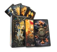 Prometheus Tarot 78 tarjetas de adivinación únicas • Folleto • Simbolismo de acceso con códigos QR • Guía en 4 idiomas en el sitio web complementario