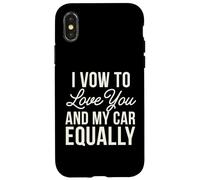 Prometo amarte a ti y a mi Coche igualmente Auto Romance Carcasa para iPhone X/XS