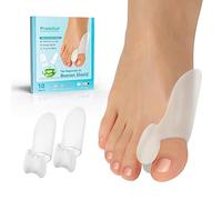 Promifun Bunion Cushion Protector, 10 Pack Extracto de Aloe Vera Infundido Bunion Corrector con Separador, Escudo de Gel para Aliviar el Dolor de Pie, Callos, Aliviar Dolor por Fricción - Claro.