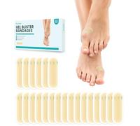 Promifun - Lote de 22 parches hidrocoloidales para pies, resistentes al agua y transpirables para prevenir y curar, paquete de juanetes