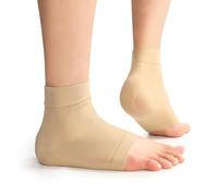 Promifun Protector para el Tendón de Aquiles con Soporte para el Talón - Calcetines de Manga Acolchada de Compresión para el Tobillo, Soporte para el Pie para el Juego de Haglund, Bursitis, Tendonitis