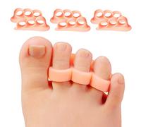 Promifun Separadores de Dedos de Gel - 6 Piezas Separador Dedos Pie de Silicona, Corrector de Dedos Para Mujer Y Hombre - Para Dedos Martillo, Superpuestos, en Garra - Reduce Fricción Y Presión