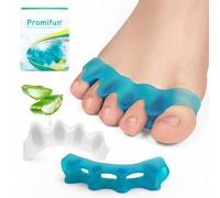 Promifun Separadores de dedos de los pies, 8 paquetes de correctores de juanetes para mujeres/hombres, separadores de dedos, alineación de pies, divisores para corregir juanetes, dedos en martillo,