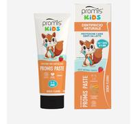 Promis Paste Kids - Dentífrico Infantil Sin Flúor 0-6 Años, Anticaries con Hidroxiapatita, Natural y Bio, Seguro si se Ingiere, Sabor Fresa, para Dientes de Leche