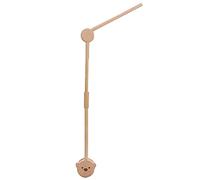 Promise Babe Baby Mobile Holder Oso de madera para la cama del bebé, vivero cambiador corralito DIY Flexible Baby Mobile Holder Frame Rod Mobile Attachment Hanging Music Box Wind Chimes Bed Bell