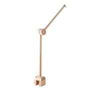 Promise Babe Soporte para móvil bebé Cama de madera para bebé, mesa para cambiar pañales, giratorio 360 grados, altura ajustable, soporte móvil bebé, varilla para colgar caja música, campana cama
